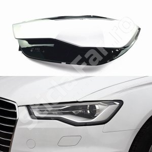 Sticla far stanga compatibil cu Audi A6 C7 facelift 2014-2018