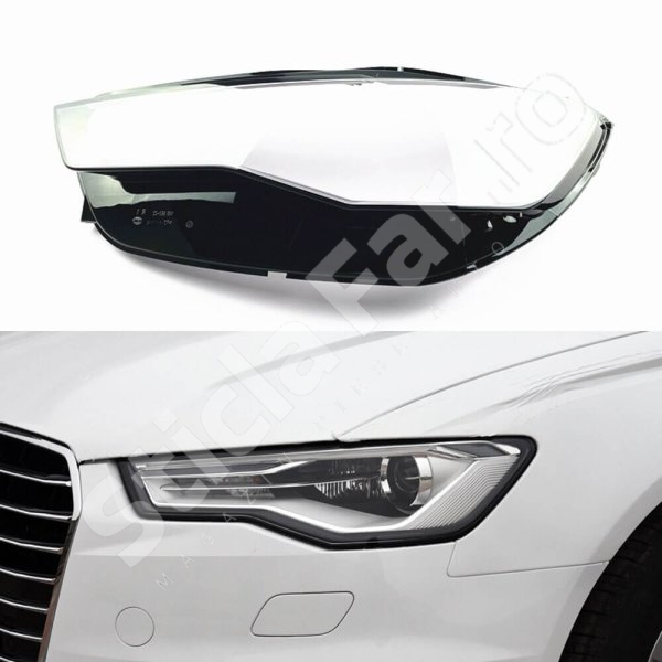 Sticla far stanga compatibil cu Audi A6 C7 facelift 2014-2018