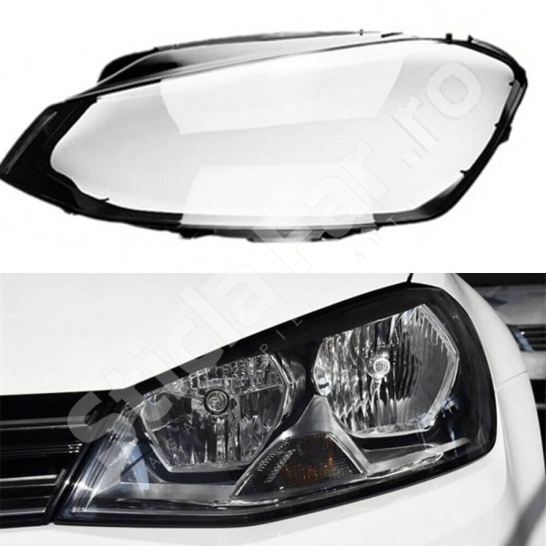 Sticla far stanga compatibil cu VW Golf 7 2013-2018 - imagine 2