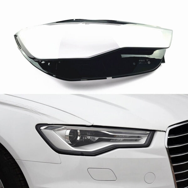 Sticla far dreapta compatibil cu Audi A6 C7 facelift 2014-2018