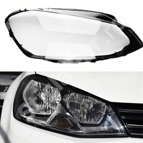Sticla far dreapta compatibil cu VW Golf 7 2013-2018 - imagine 2