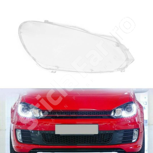 Sticla far dreapta compatibil cu VW Golf 6 2008-2013
