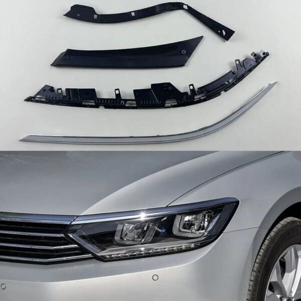 Sticla far stanga compatibil cu VW Passat B8 (pentru far HELLA) 2015-2019 - imagine 2