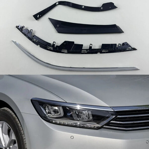 Sticla far dreapta compatibil cu VW Passat B8 (pentru far HELLA) 2015-2019 - imagine 3