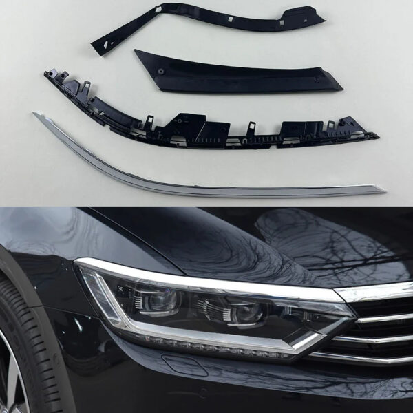 Sticla far dreapta compatibil cu VW Passat B8 (pentru far HELLA) 2015-2019 - imagine 2