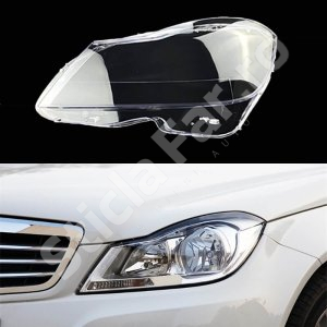 Sticla far stanga compatibil cu Mercedes Clasa C W204 facelift 2011-2014