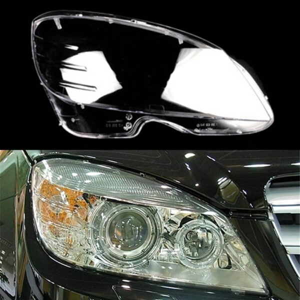 Sticla far dreapta compatibil cu Mercedes Clasa C W204 nonfacelift 2008-2011 - imagine 2