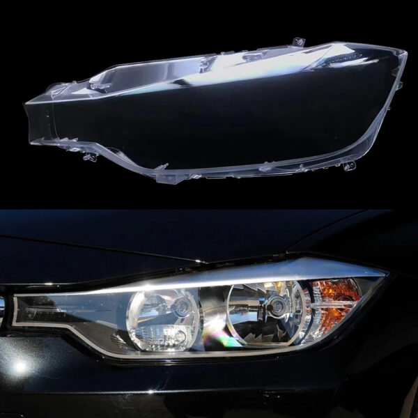Sticla far stanga compatibil cu BMW Seria 3 F30 F31 Xenon/Halogen 2011-2014 - imagine 2