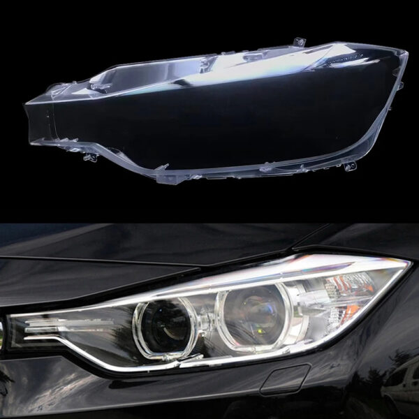 Sticla far stanga compatibil cu BMW Seria 3 F30 F31 Xenon/Halogen 2011-2014