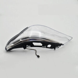 Sticla far stanga compatibil cu BMW Seria 5 E60 E61 2003-2010 cu ornament LED integrat
