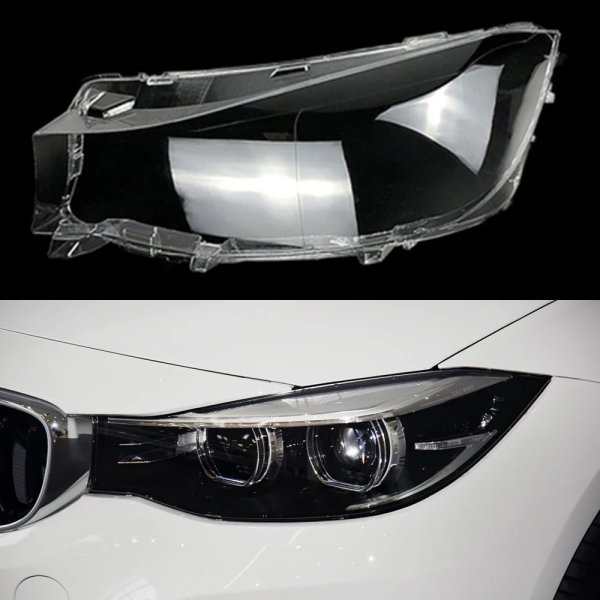 Sticla far stanga compatibil cu BMW Seria 3 GT F34 facelift 2016-2020