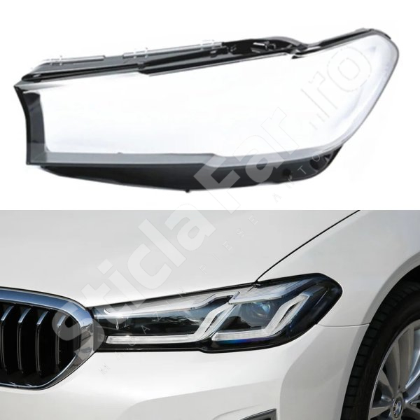Sticla far stanga compatibil cu BMW Seria 5 G30  2020-2023