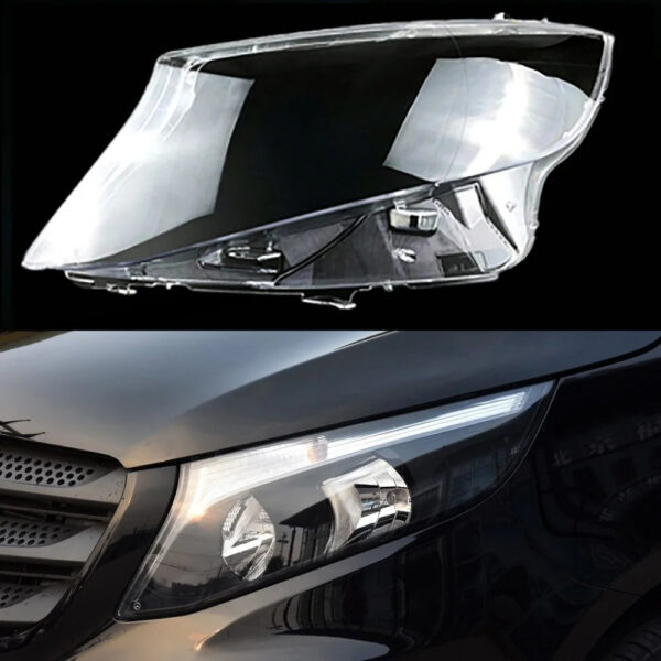 Sticla far stanga compatibil cu Mercedes VITO 447 nonfacelift 2014-2023 - imagine 2